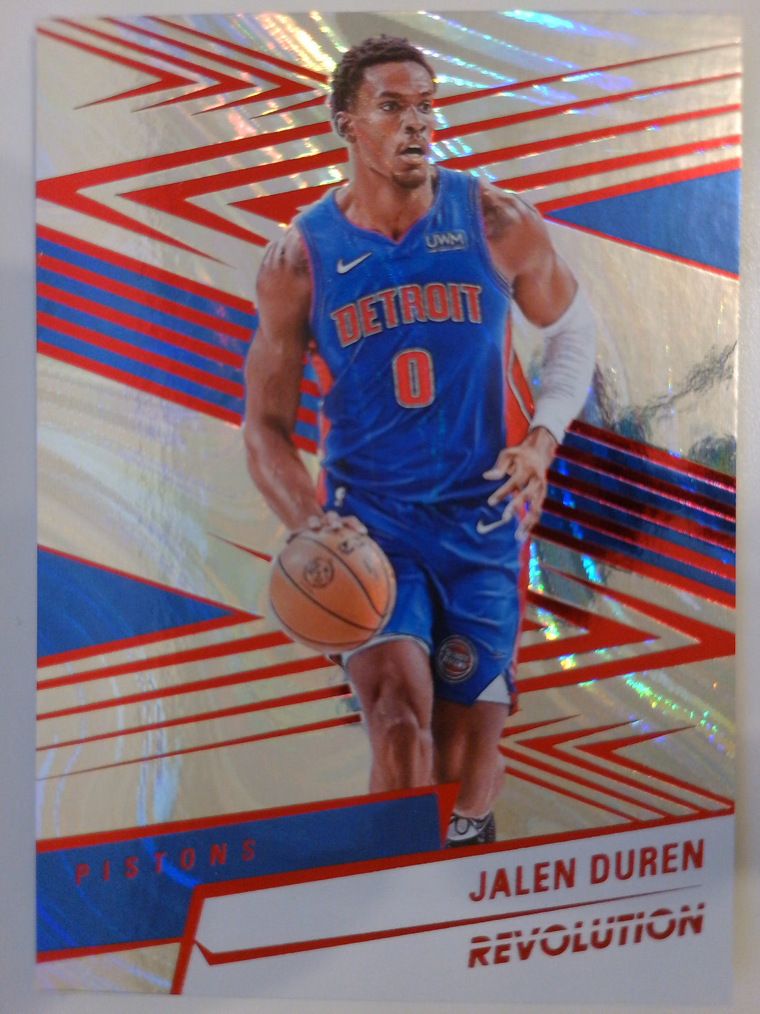 2024-25 Panini Revolution Basketball Red Swirl Jalen Duren #47