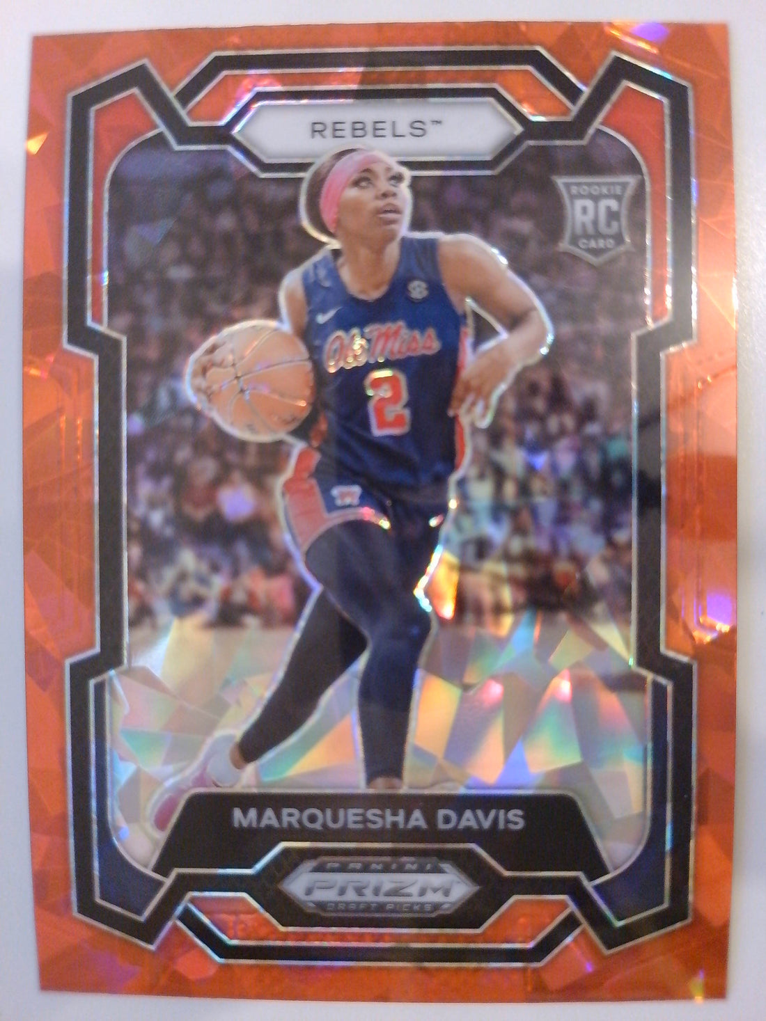 2024 Panini Prizm Draft Picks Basketball Prizms Red Ice Marquesha Davis #96
