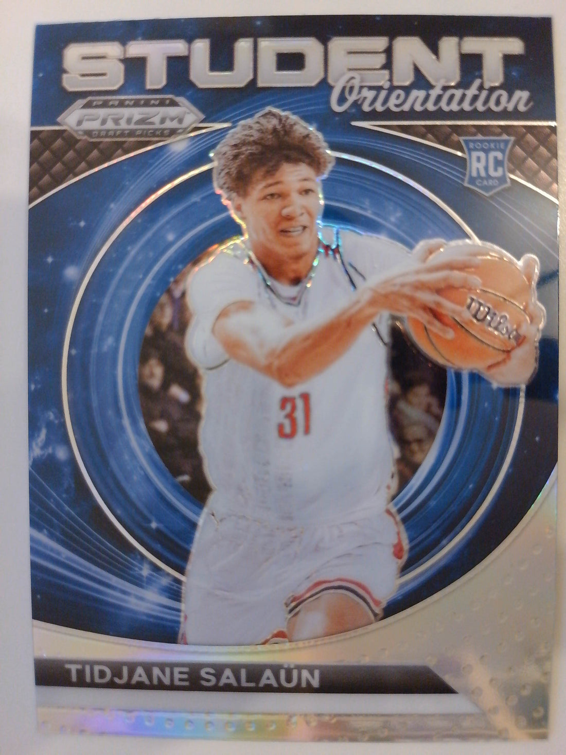 2024 Panini Prizm Draft Student Orientation Prizms Silver Tidjane Salaun #6