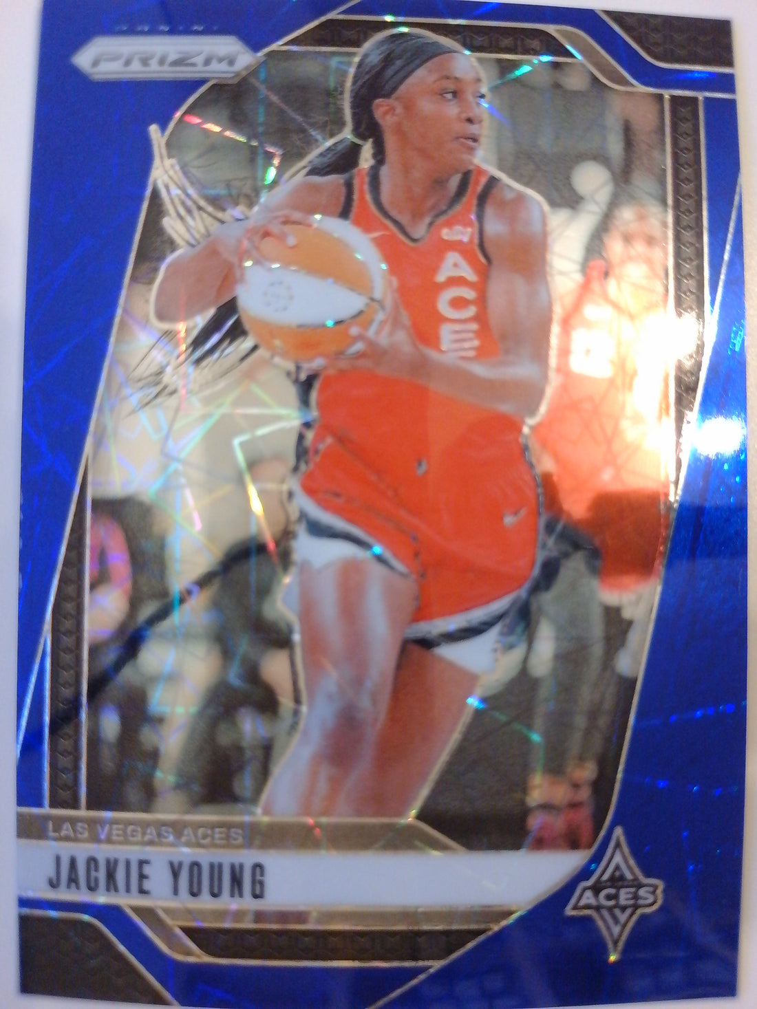 2024 Panini Prizm WNBA Basketball Blue Velocity Prizms Jackie Young #1