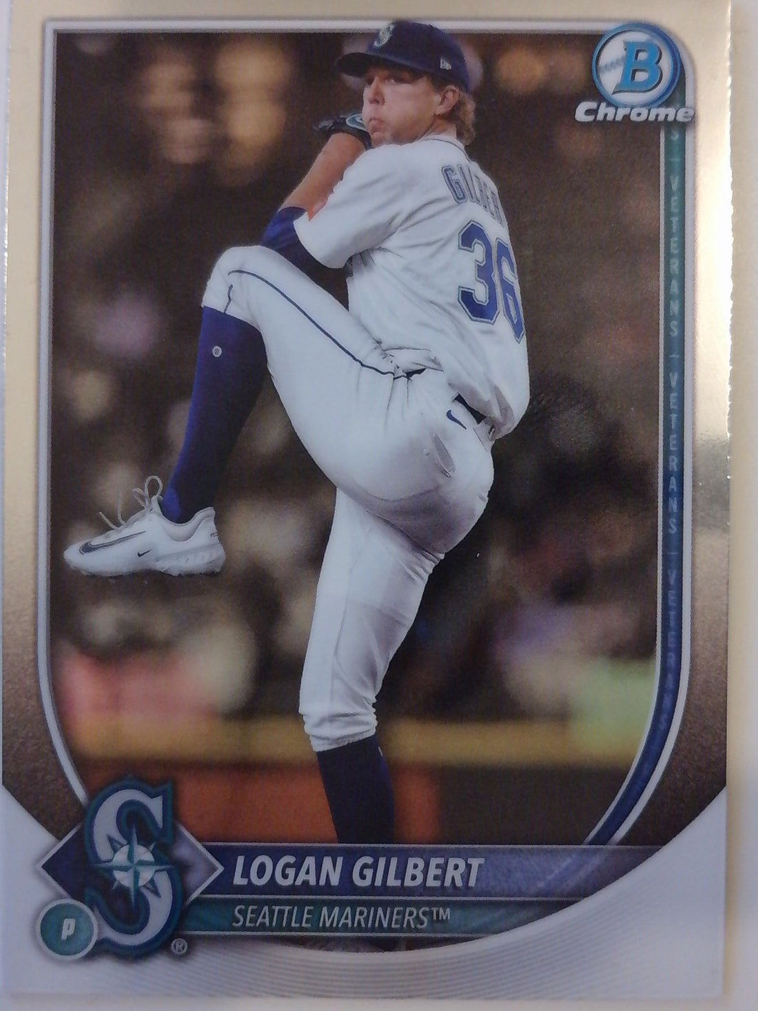 2025 Bowman Chrome Baseball Logan Gilbert #9