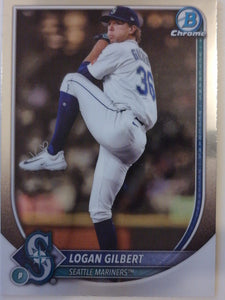 2025 Bowman Chrome Baseball Logan Gilbert #9