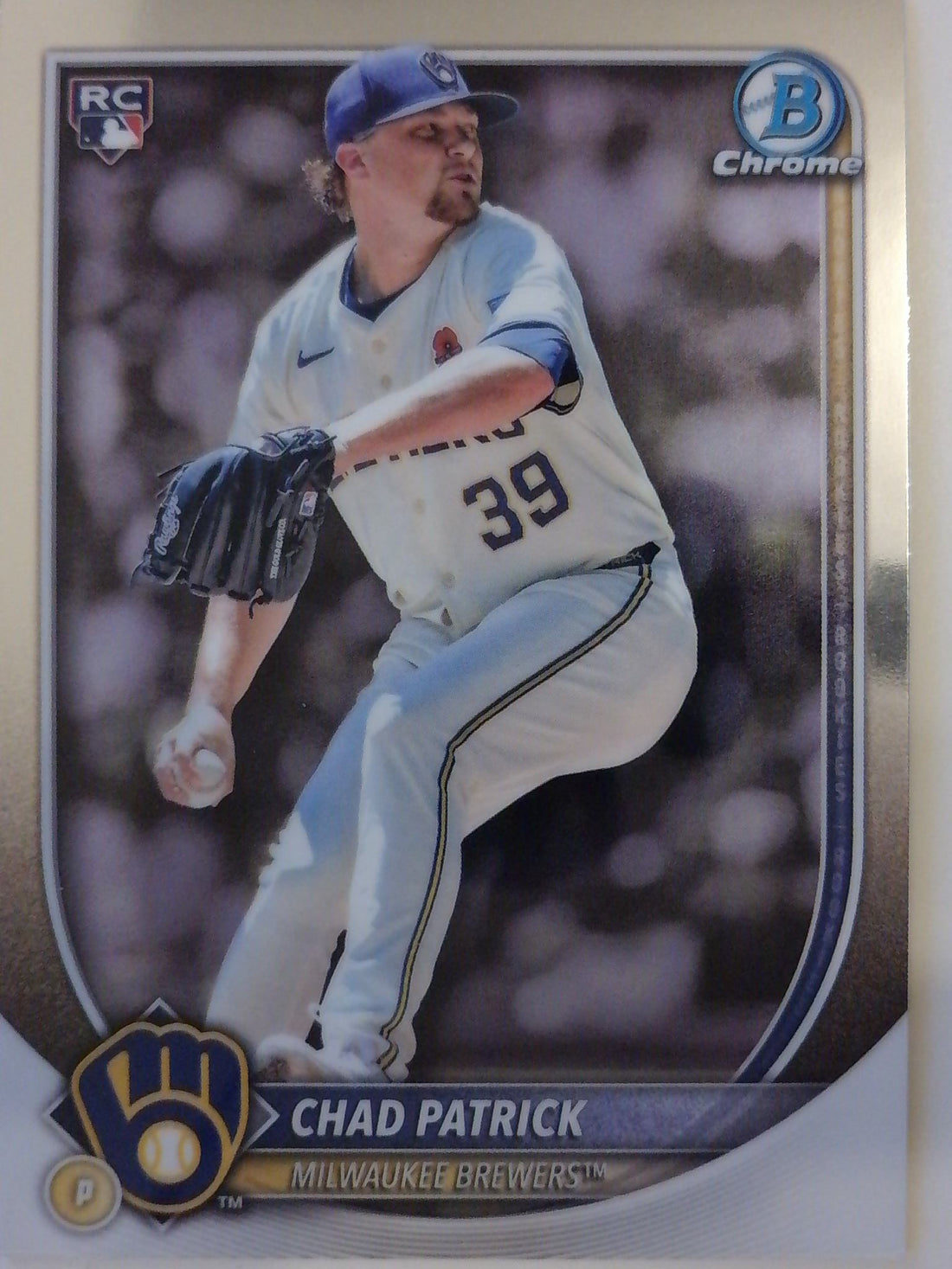 2025 Bowman Chrome Baseball Chad Patrick #28 RC