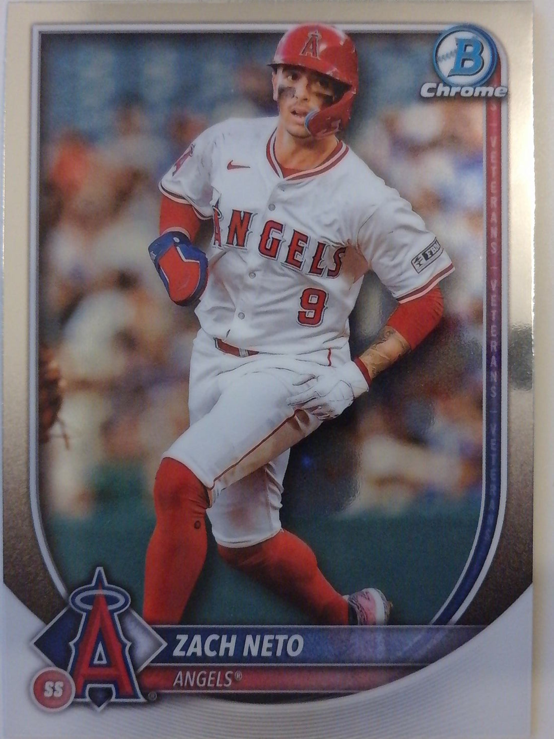 2025 Bowman Chrome Baseball Zach Neto #55