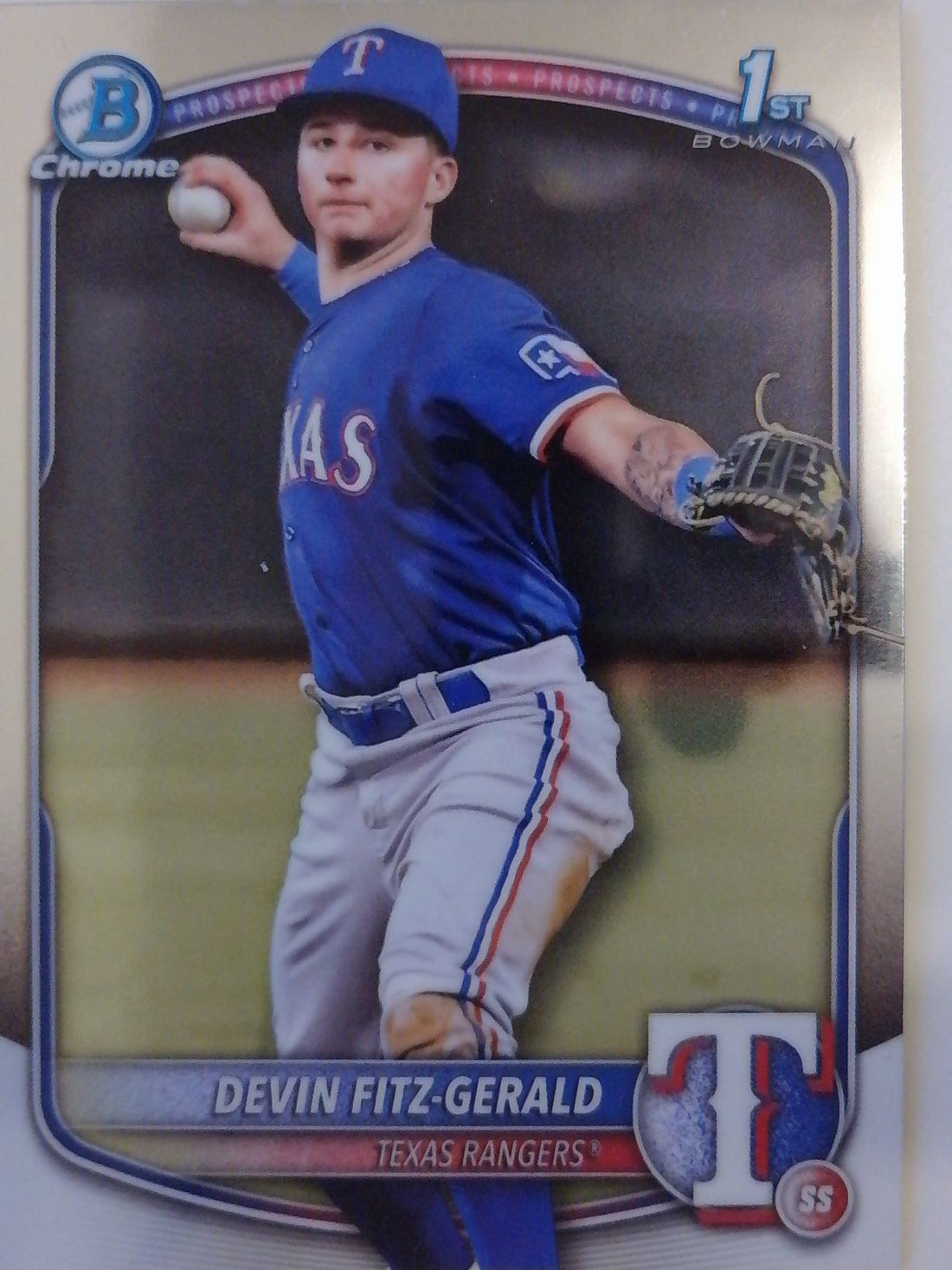 2025 Bowman Chrome Baseball Bowman Chrome Prospects Devin Fitz-Gerald #BCP-158