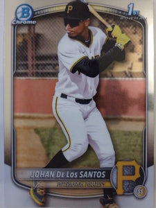 2025 Bowman Chrome Baseball Bowman Chrome Prospects Johan De Los Santos #BCP-163