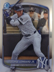 2025 Bowman Chrome Baseball Bowman Chrome Prospects George Lombard Jr. #BCP-164