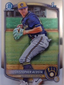 2025 Bowman Chrome Baseball Bowman Chrome Prospects Cristopher Acosta #BCP-176