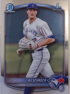 2025 Bowman Chrome Baseball Bowman Chrome Prospects RJ Schreck #BCP-181