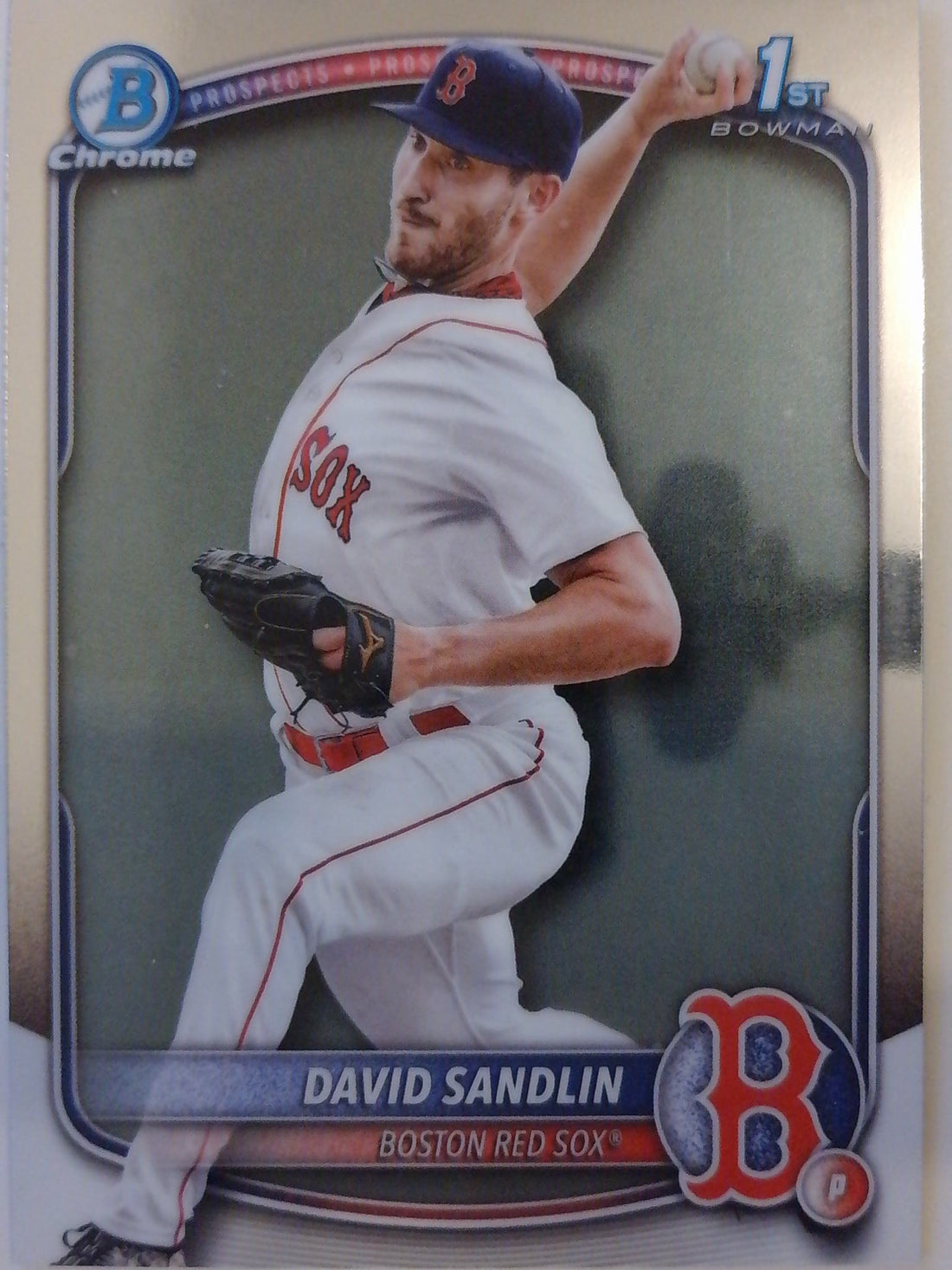 2025 Bowman Chrome Baseball Bowman Chrome Prospects David Sandlin #BCP-195