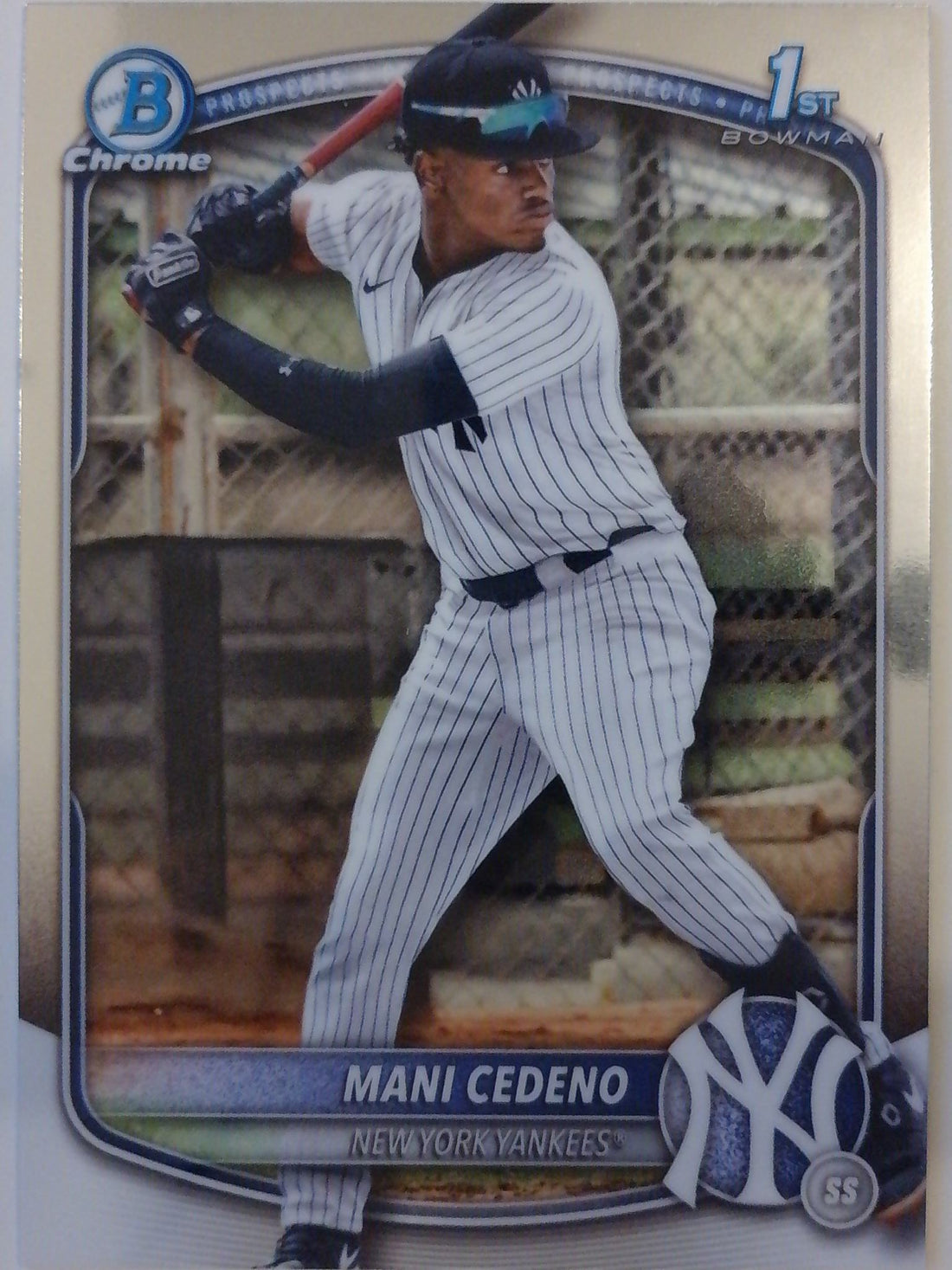 2025 Bowman Chrome Baseball Bowman Chrome Prospects Mani Cedeno #BCP-199