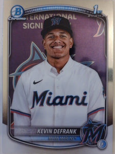 2025 Bowman Chrome Baseball Bowman Chrome Prospects Kevin Defrank #BCP-205