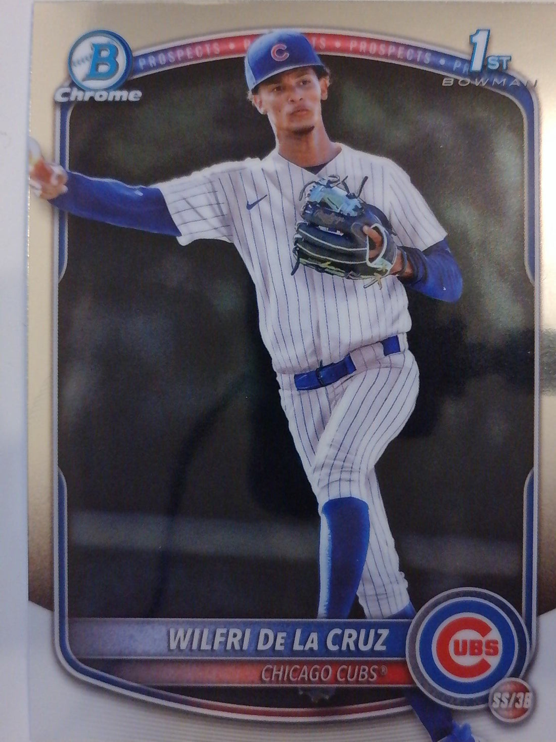 2025 Bowman Chrome Baseball Bowman Chrome Prospects Wilfri De La Cruz #BCP-209