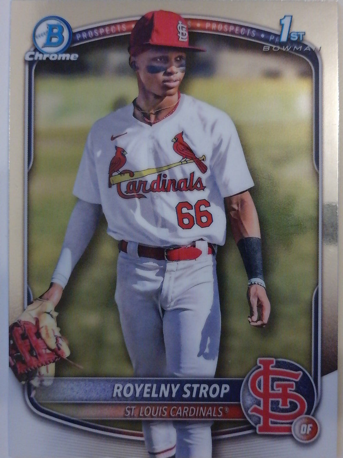 2025 Bowman Chrome Baseball Bowman Chrome Prospects Royelny Strop #BCP-221