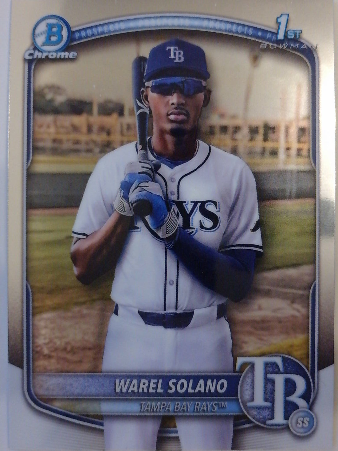 2025 Bowman Chrome Baseball Bowman Chrome Prospects Warel Solano #BCP-225