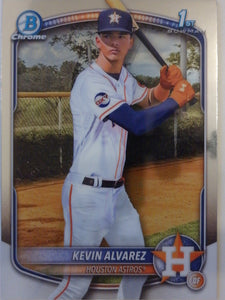 2025 Bowman Chrome Baseball Bowman Chrome Prospects Kevin Alvarez #BCP-227