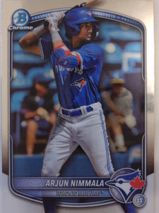 2025 Bowman Chrome Baseball Bowman Chrome Prospects Arjun Nimmala #BCP-228