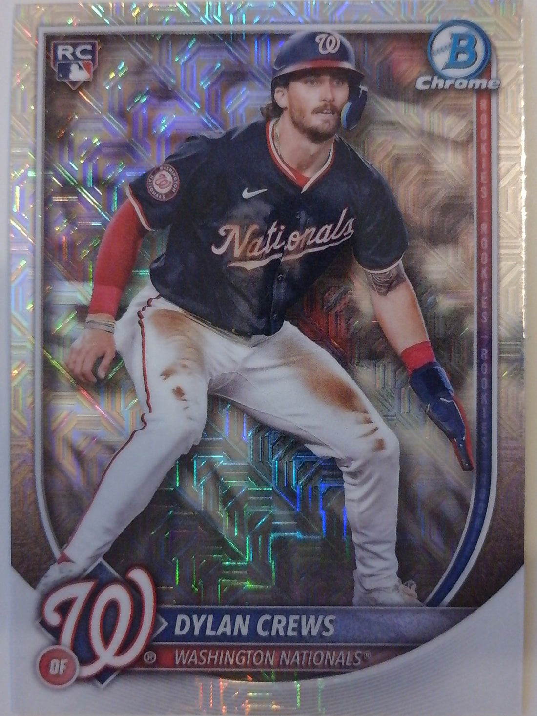 2025 Bowman Chrome Baseball Mojo Refractors Dylan Crews #3 Rookie