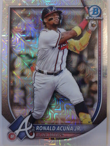 2025 Bowman Chrome Baseball Mojo Refractors Ronald Acuña Jr. #13