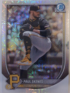 2025 Bowman Chrome Baseball Mojo Refractors Paul Skenes #30