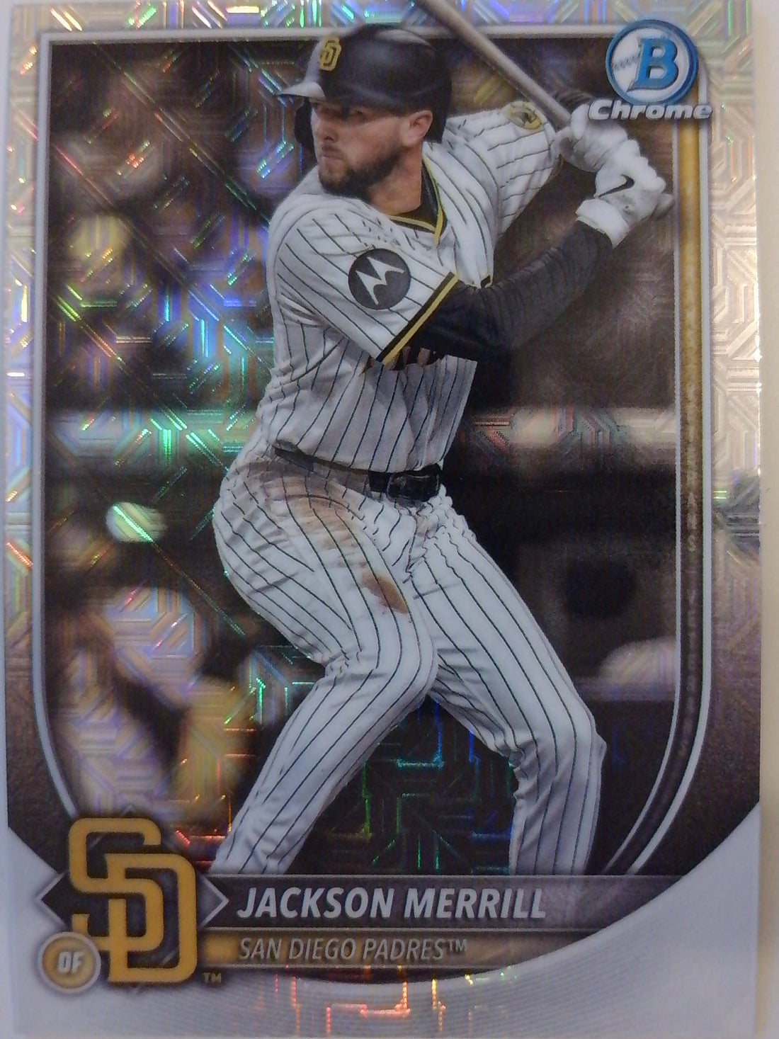 2025 Bowman Chrome Baseball Mojo Refractors Jackson Merrill #38