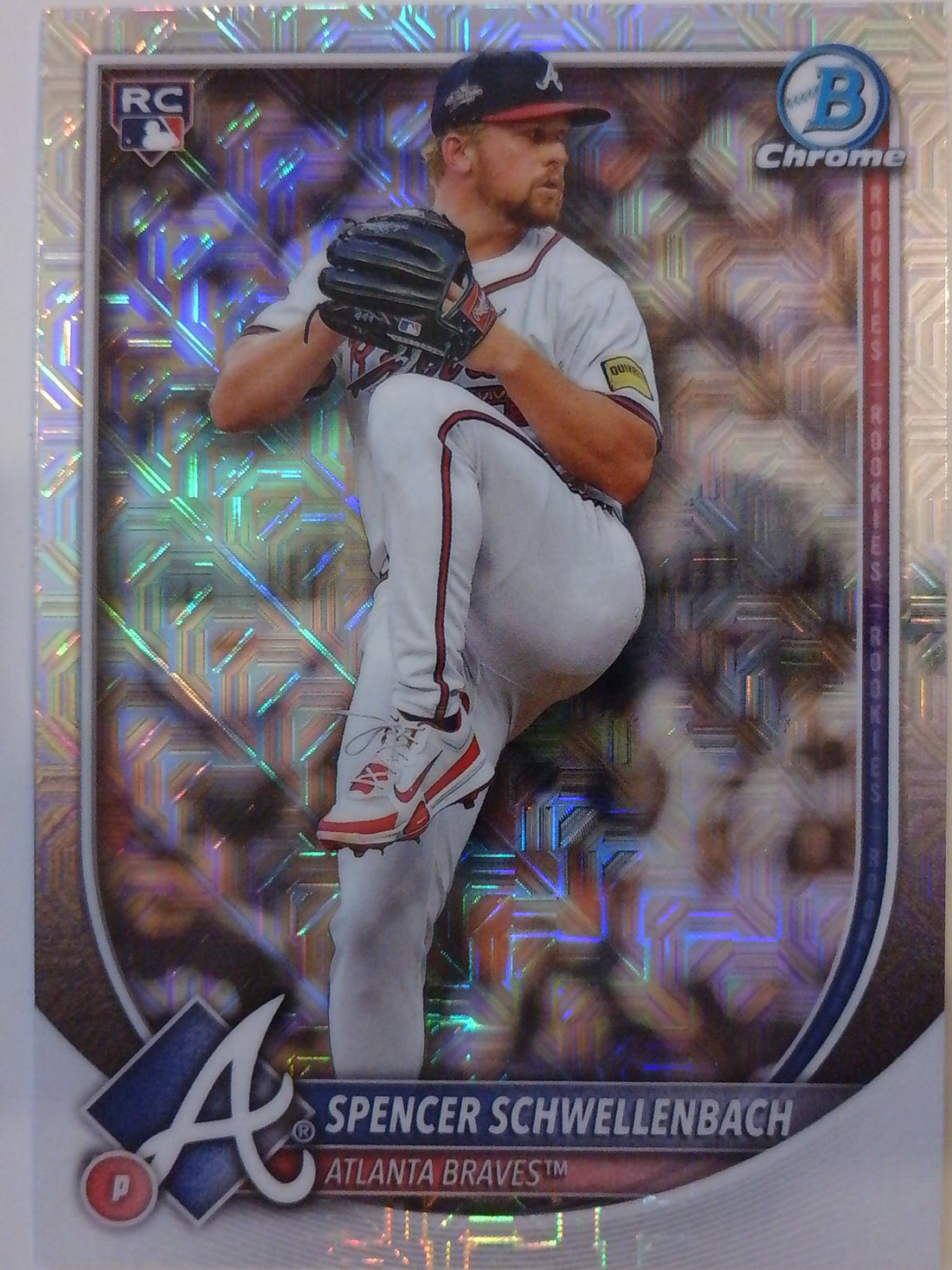 2025 Bowman Chrome Baseball Mojo Refractors Spencer Schwellenbach #84 Rookie