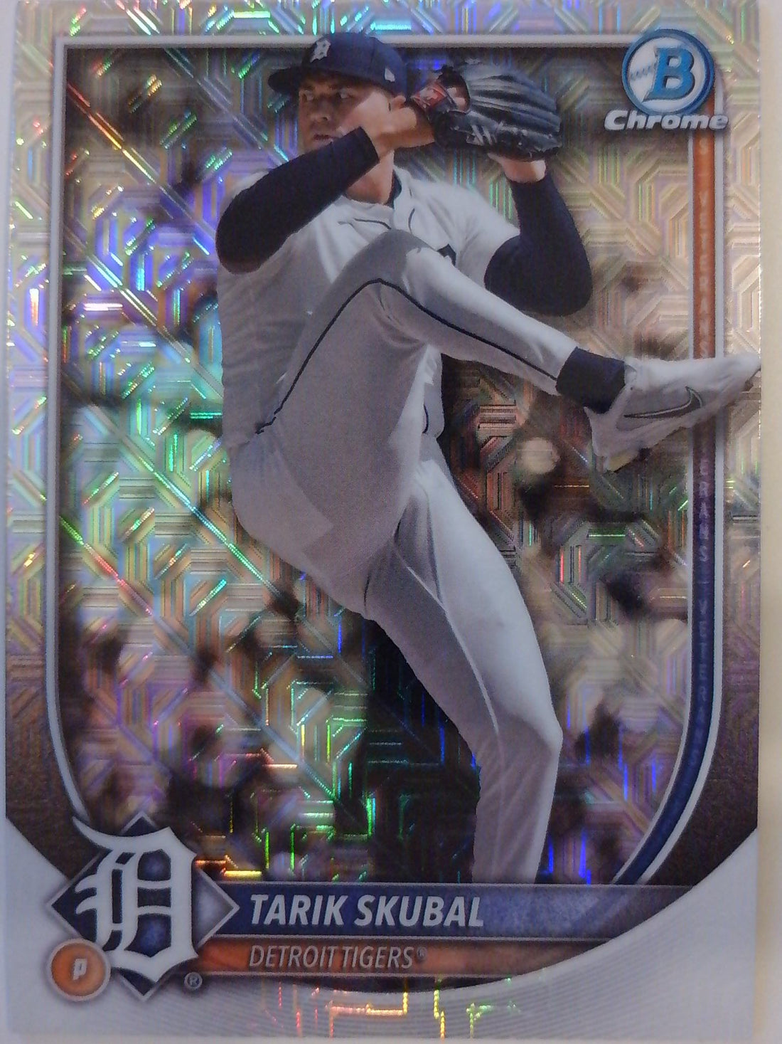 2025 Bowman Chrome Baseball Mojo Refractors Tarik Skubal #95