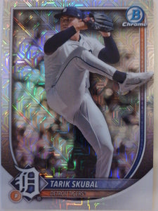 2025 Bowman Chrome Baseball Mojo Refractors Tarik Skubal #95