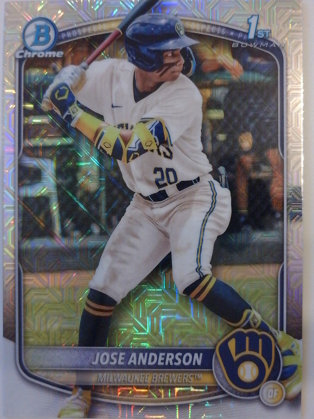 2025 Bowman Chrome Prospects Mojo Refractors Jose Anderson #BCP-193