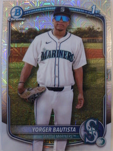 2025 Bowman Chrome Prospects Mojo Refractors Yorger Bautista #BCP-194