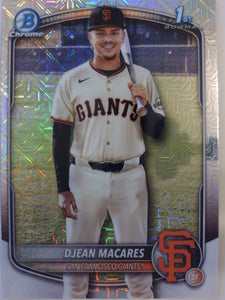 2025 Bowman Chrome Prospects Mojo Refractors Djean Macares #BCP-237