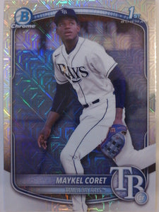 2025 Bowman Chrome Prospects Mojo Refractors Maykel Coret #BCP-240