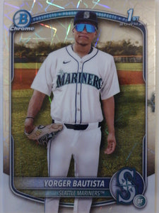 2025 Bowman Chrome Prospects Laser Refractor Yorger Bautista #BCP-194