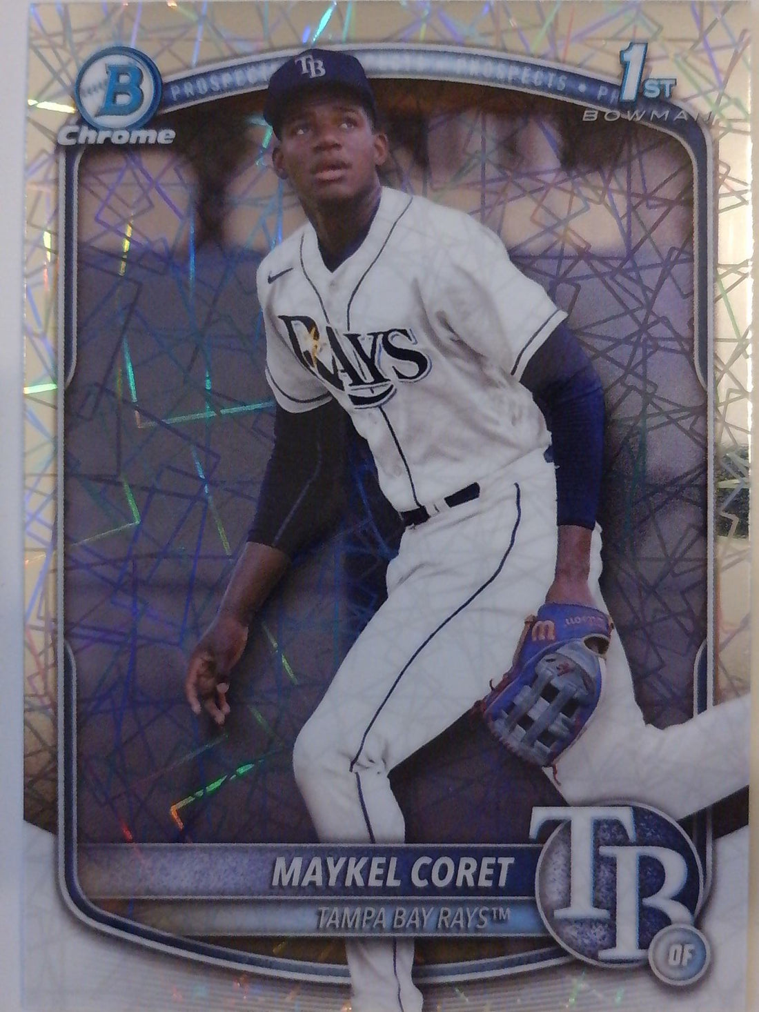 2025 Bowman Chrome Prospects Laser Refractor Maykel Coret #BCP-240