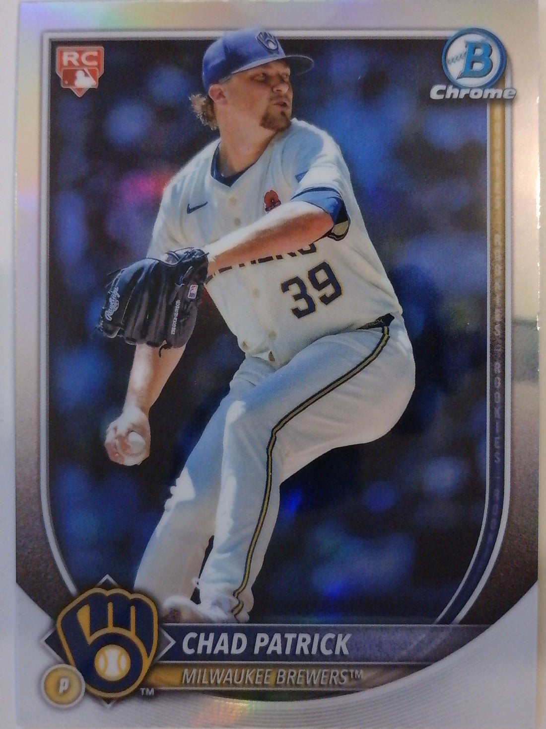 2025 Bowman Chrome Baseball Red Rookie Chad Patrick #28 RC