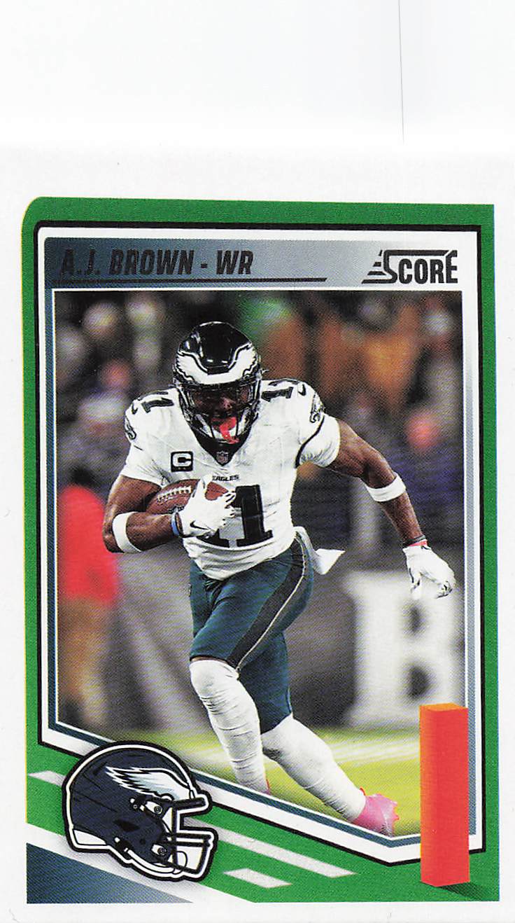 2025 Score Football A.J. Brown #1