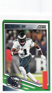 2025 Score Football A.J. Brown #1