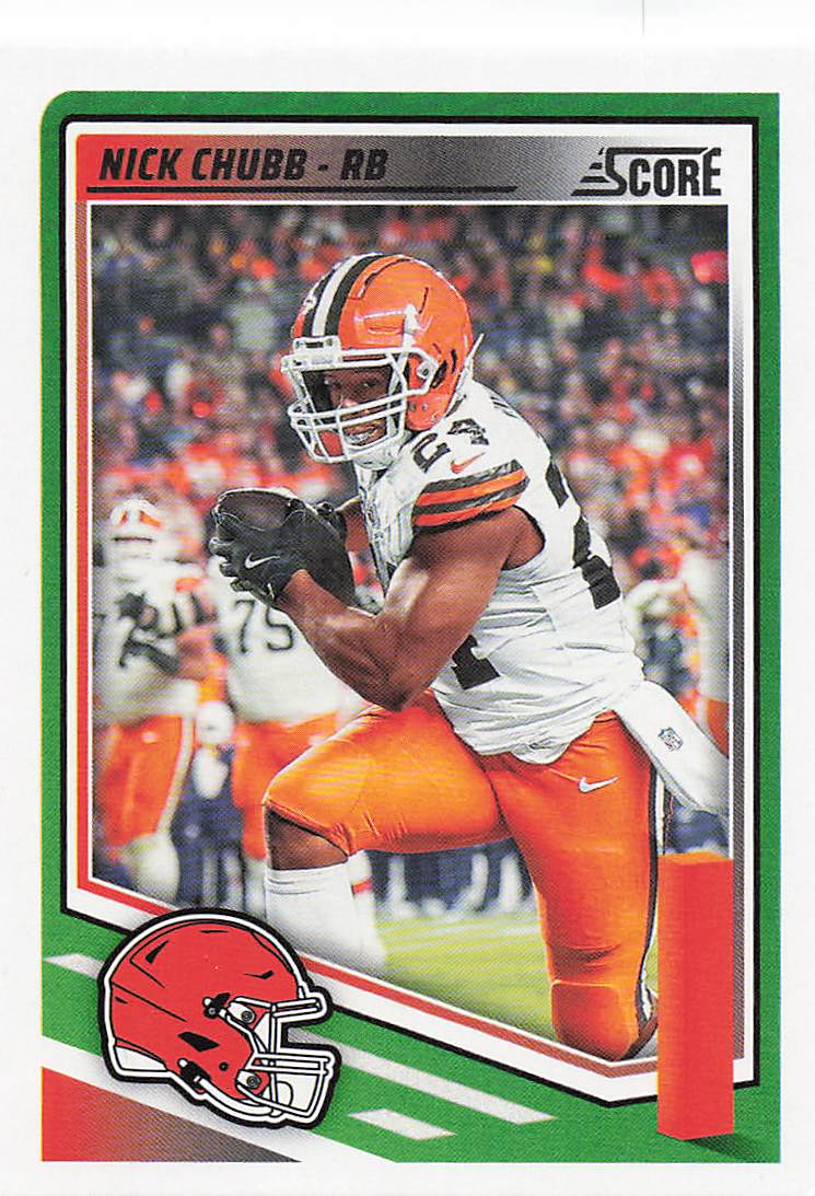 2025 Score Football Nick Chubb #19