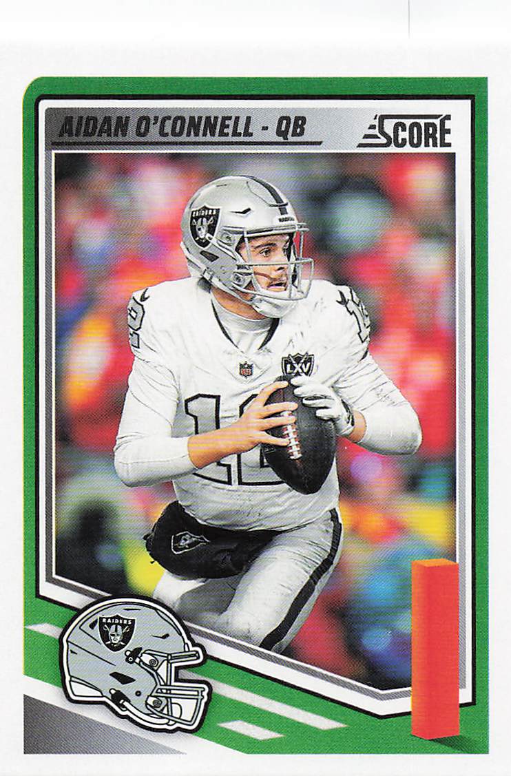 2025 Score Football Aidan O'Connell #52