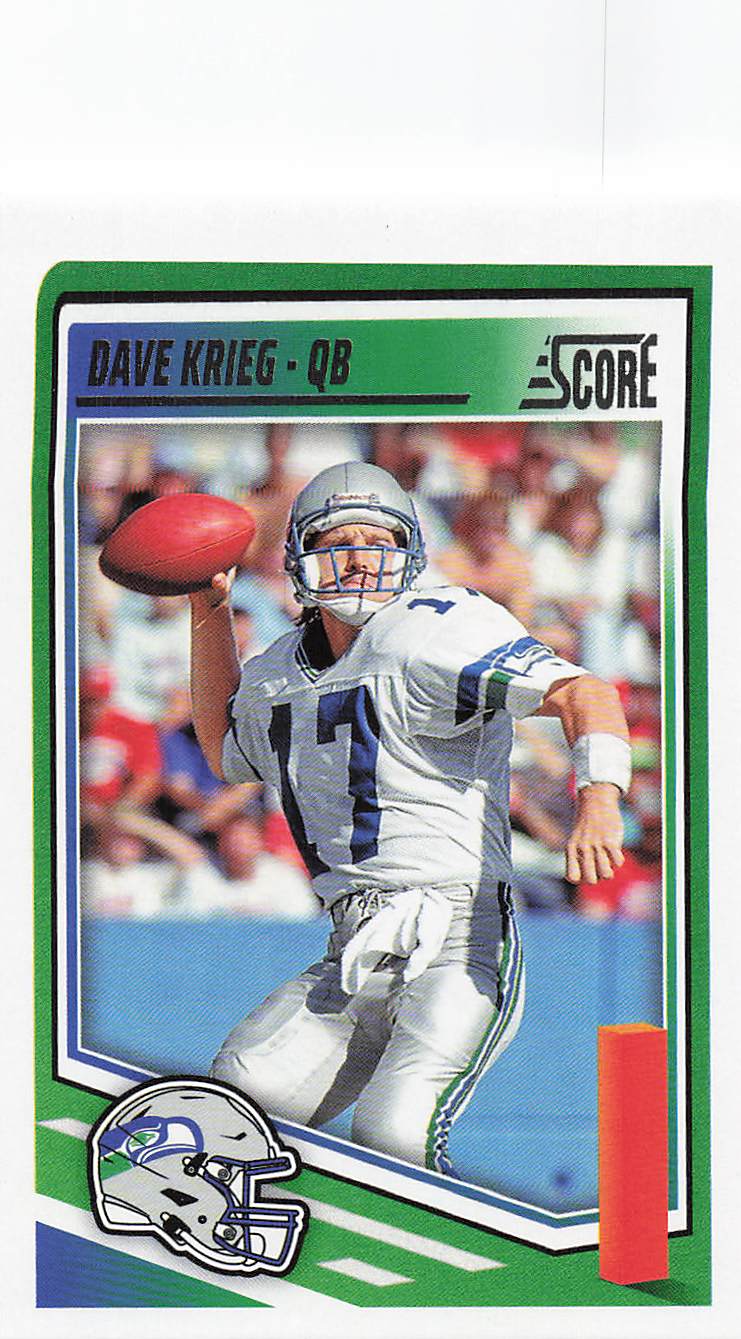 2025 Score Football Dave Krieg #93