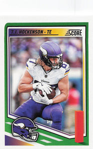 2025 Score Football T.J. Hockenson #101