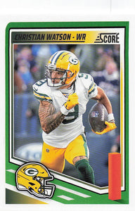 2025 Score Football Christian Watson #248