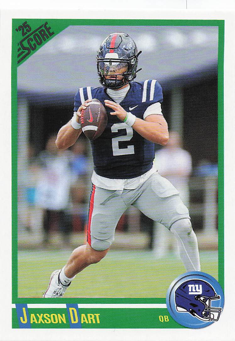 2025 Score Football Anniversary Rookies Jaxson Dart #9