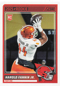 2025 Score Football Harold Fannin Jr. #4 Rookie