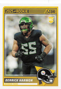 2025 Score Football Derrick Harmon #81 Rookie