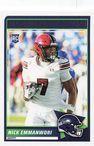 2025 Score Football Nick Emmanwori #96 Rookie