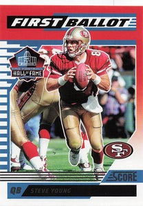 2025 Score Football First Ballot Steve Young #1