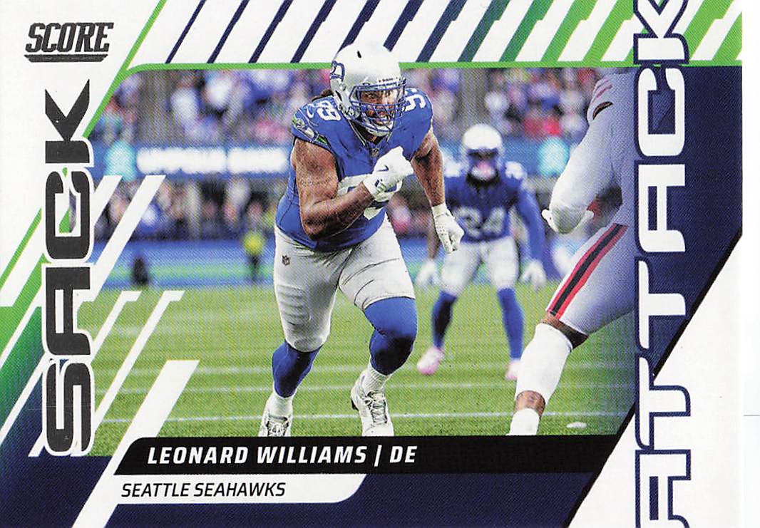 2025 Score Football Sack Attack Leonard Williams #11