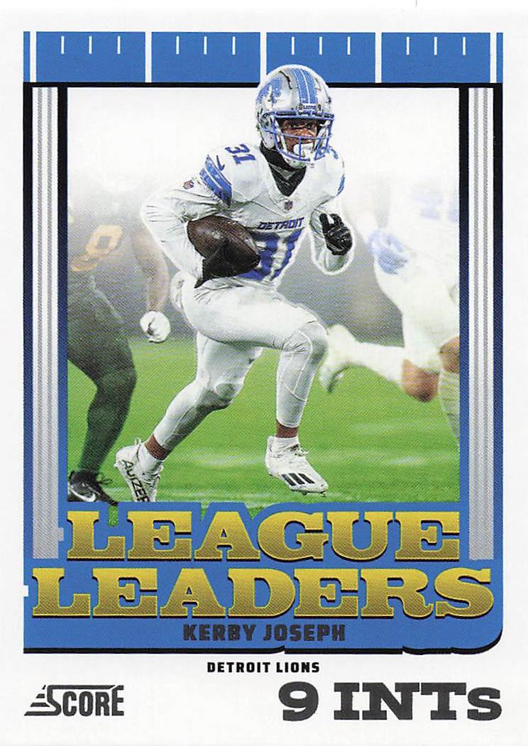 2025 Score Football League Leaders Kerby Joseph #7