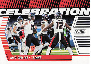 2025 Score Football Celebration Nico Collins #C-NCO